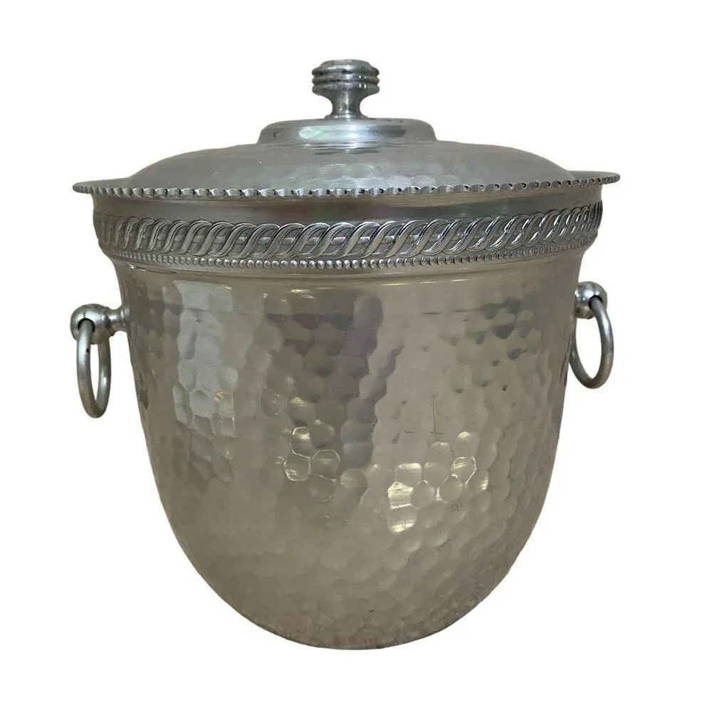Vintage Aluminum Ice Bucket Vintage